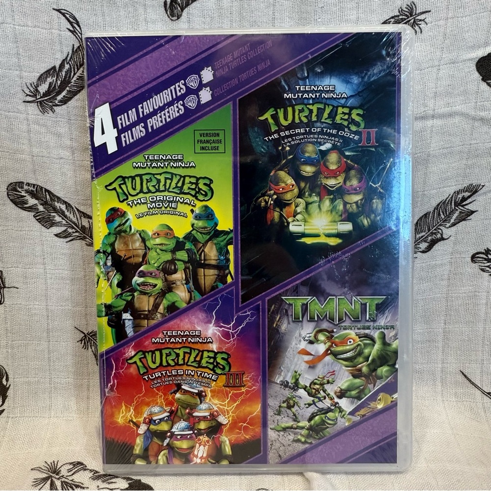 Teenage Mutant Ninja Turtles 4-Film Collection - NWT